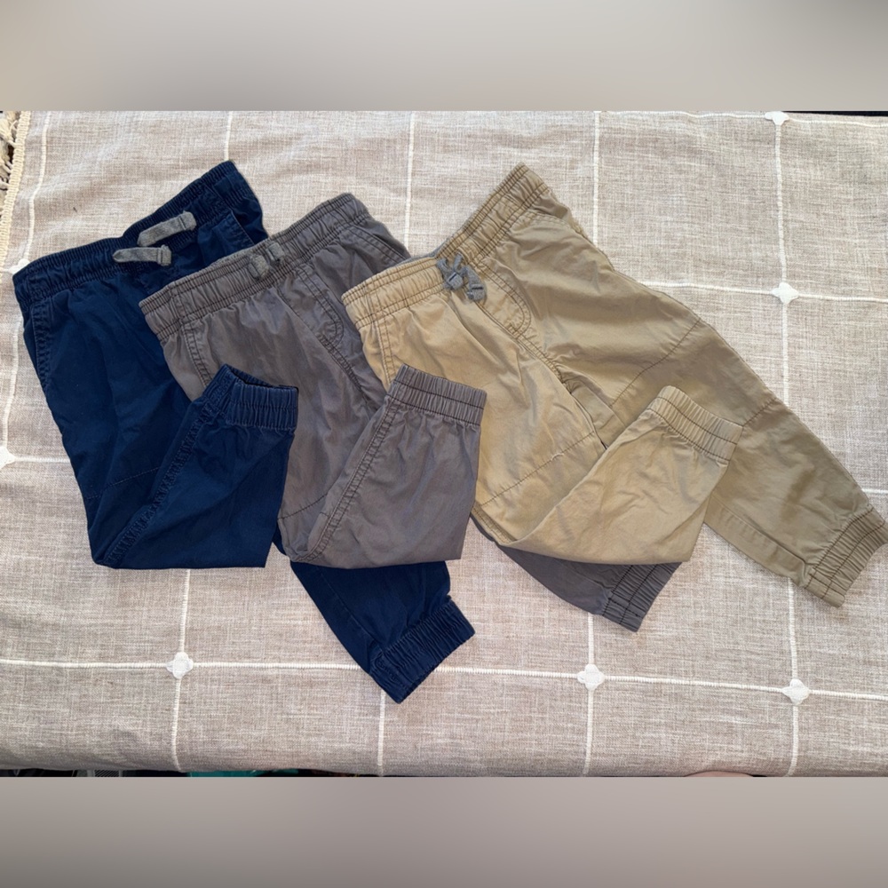Carter's Blue, Gray, and khaki cargo pants